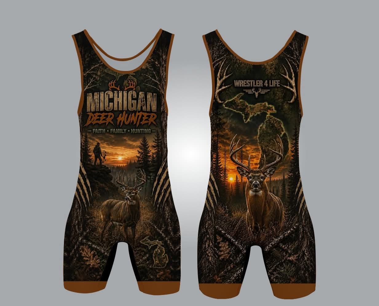 Michigan deerhunter singlet – WRESTLER 4 LIFE